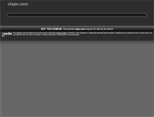 Tablet Screenshot of claps.com